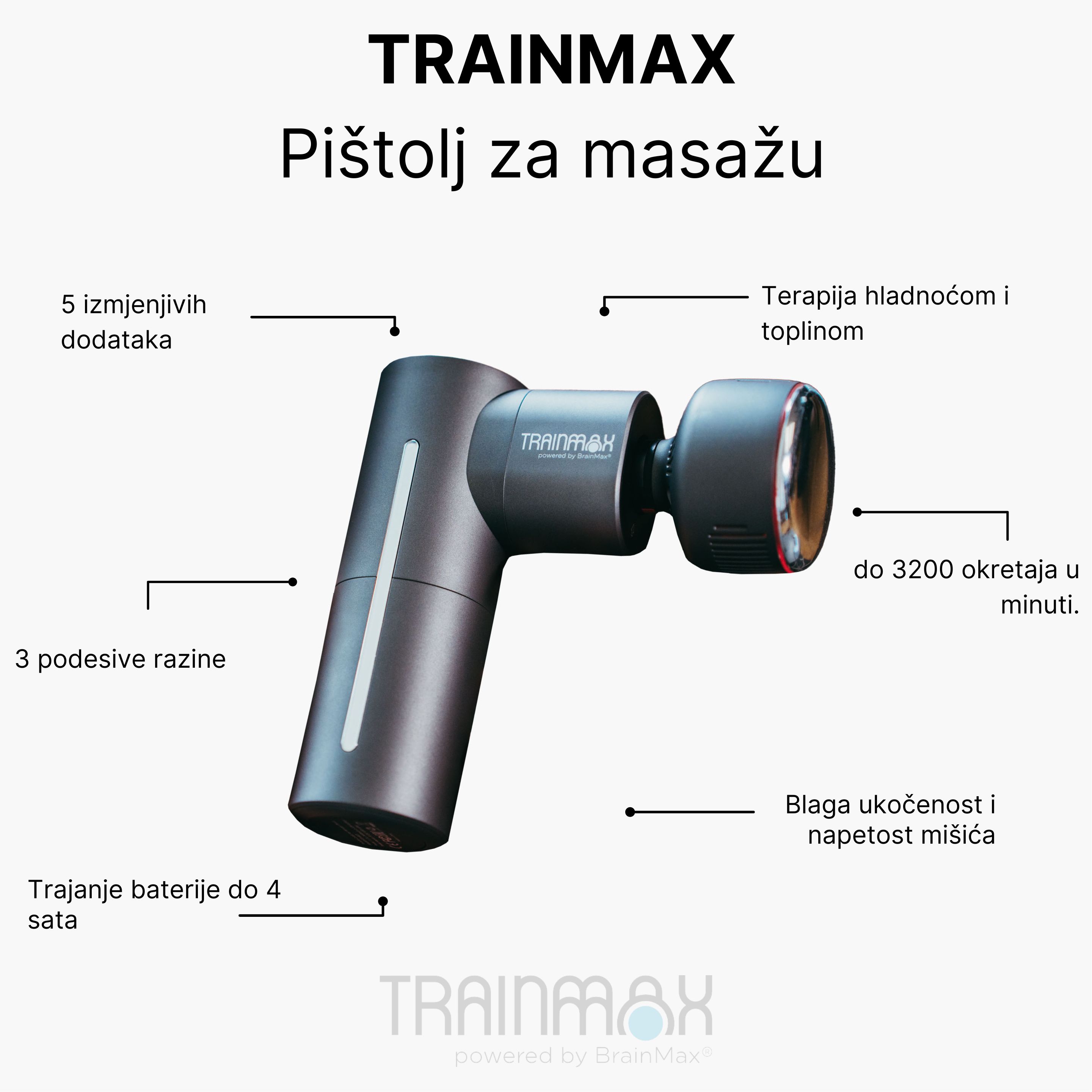 (Chorvatština) Upraveno - produkt malá masážní pistole